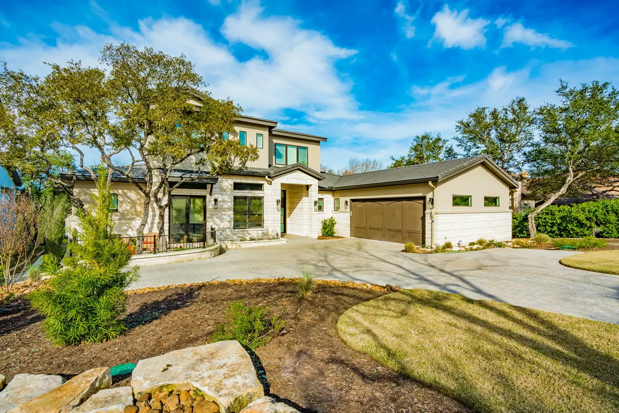 Rough Hollow Waterfall Drive The Hills — built by Seven Custom Homes